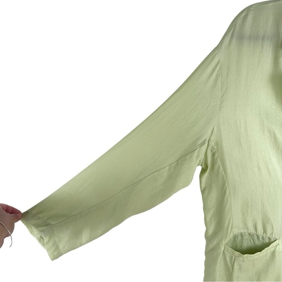 ZARA Fillsens Light Green Pistachio Loose Fit Summer Blazer Women's Size Small - Picture 3 of 9